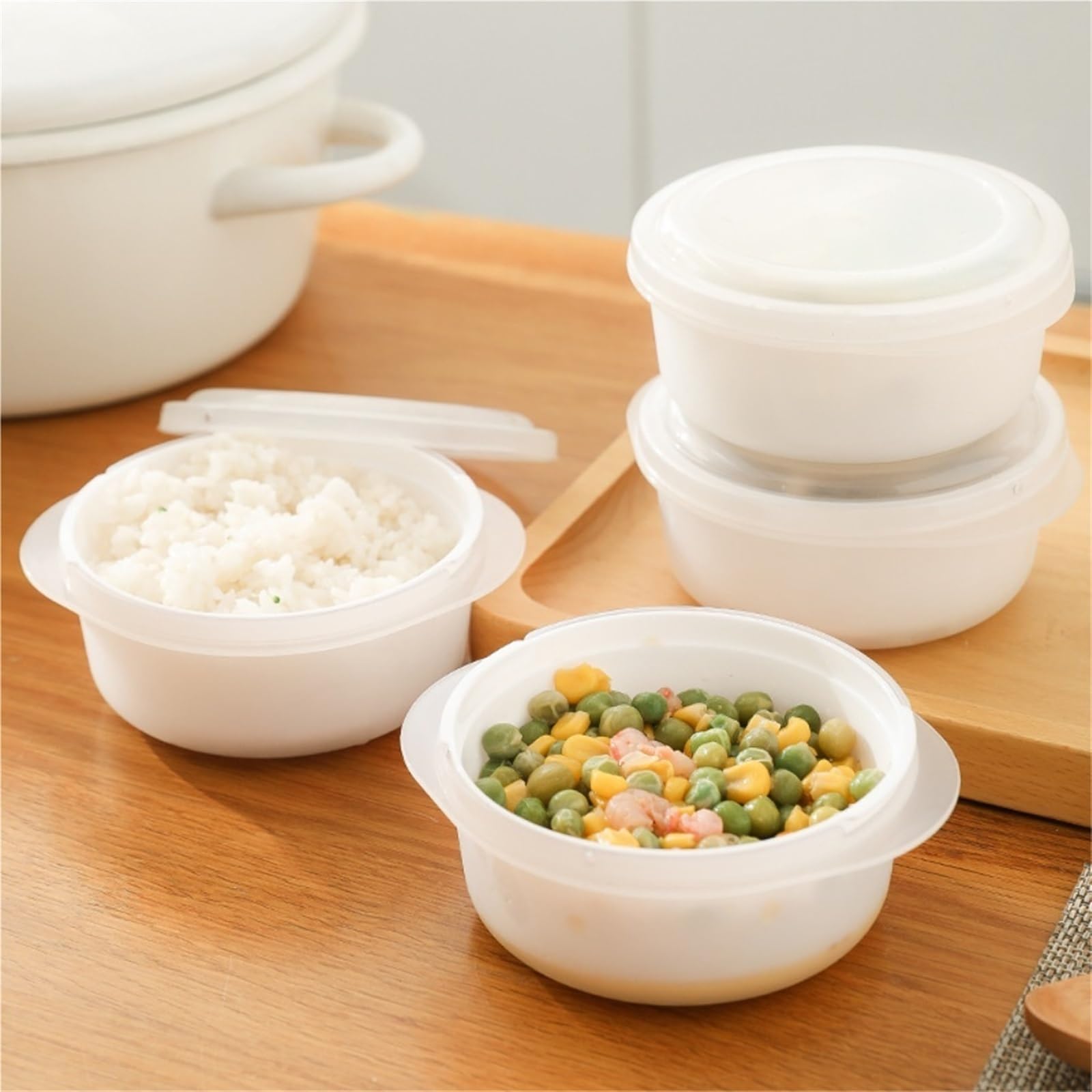 Contenedores de almacenamiento de alimentos Contenedores de almacenamiento de alimentos Contenedores para llevar a prueba de fugas Contenedores de comida reutilizables Apto para lavavajillas Microon