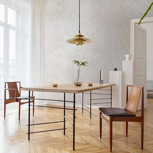 Miniatura 6 de artgeist Mural de pared con diseño abstracto de flores de 154 x 110 pulgadas, papel tapiz autoadhesivo autoadhesivo para despegar y pegar,