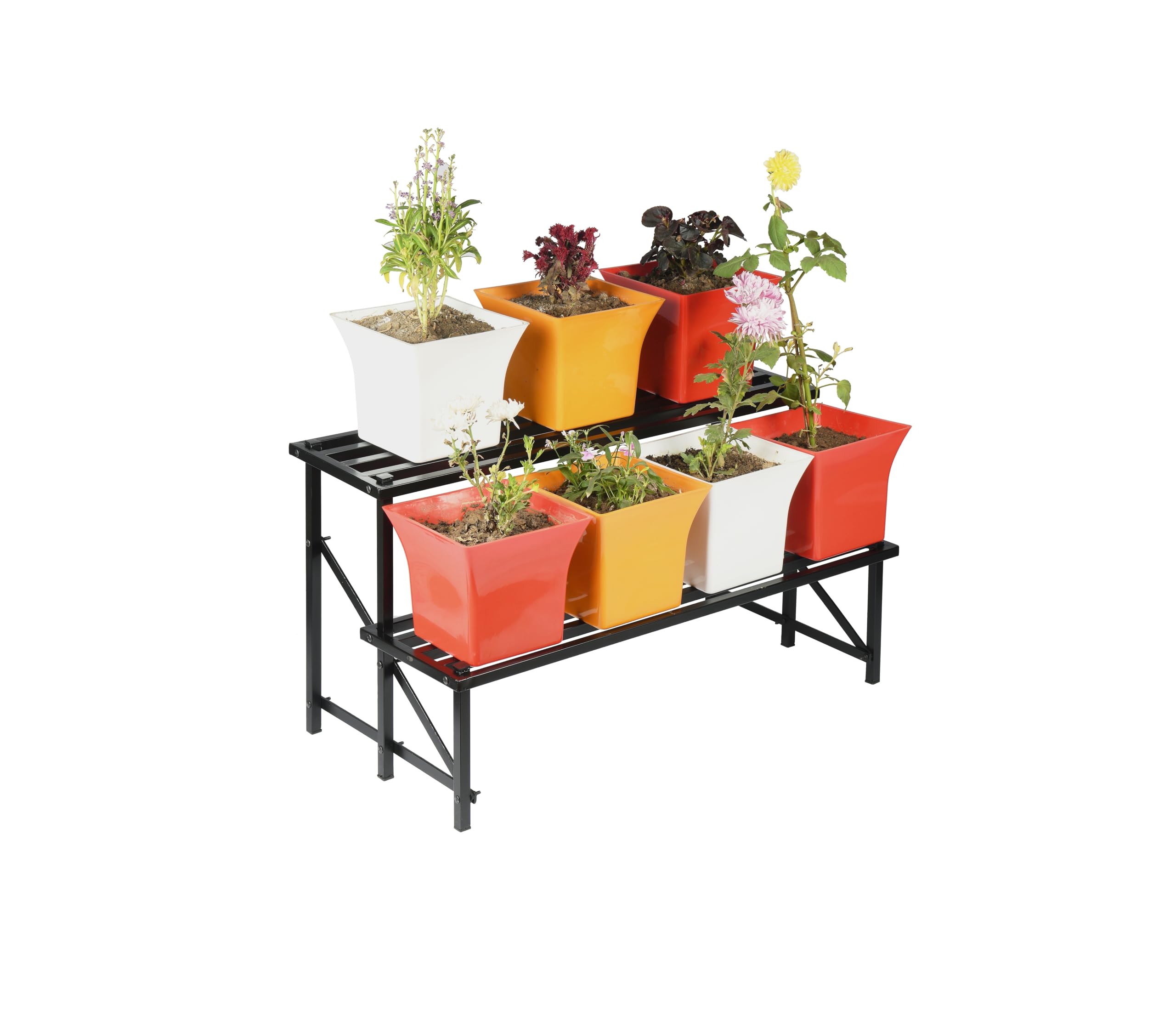 Palomino Indoor/Outdoor Flower Pot Stand Plant Stand Gamla Stand Pot Stand for Home 1000MM Plant Container Set 2 Step (Metal) (B09V58KQG8) Amazon Price History, Amazon Price Tracker
