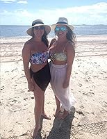 Vista 4 de OmicGot - Falda de playa Maxi para mujer, pareo para traje de baño.