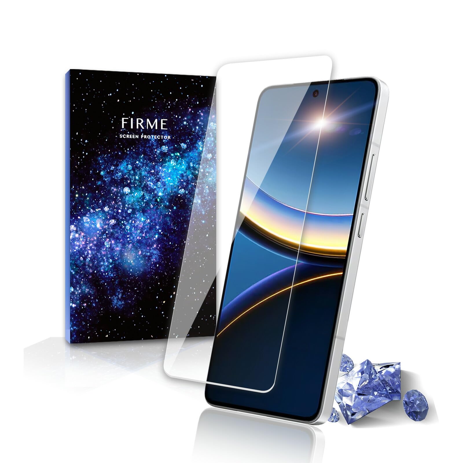 Amazon | Xiaomi POCO F7 Pro 対応 ガラスフィルム 保護フィルム