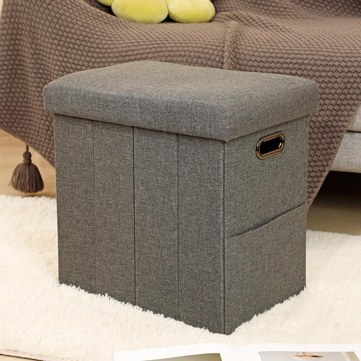Amazon｜[Donahutt03] スツール 収納 ワイド42*30*42cm ボックス