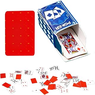 ポーカー カード - 7.5g 軽量ポーカー トランプ、パーティー カード ゲーム | ポーカー トランプポータブル指サイズのデスクボードゲーム、54枚のカードデッキ、祖父母、家族、女性、男性、若者向け [Android]