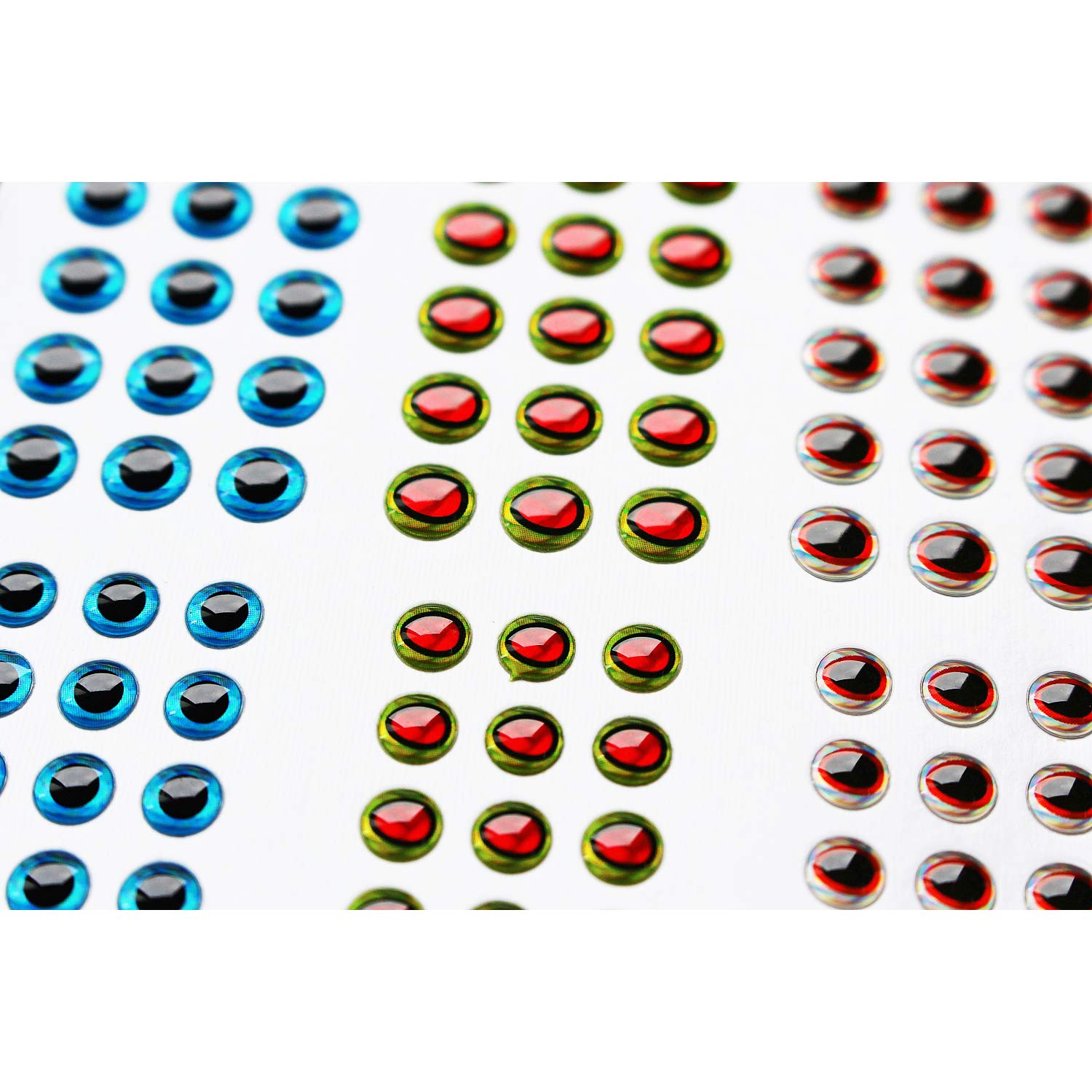 Tigofly Œil Holographique 4D Pour Mouche – Lot De 228 Pièces En 4 Mm Et 77 Pièces En 10 Mm