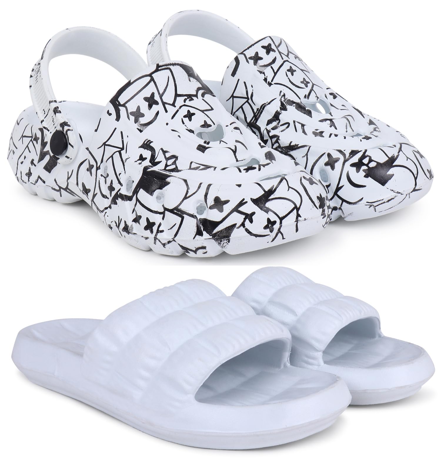 pampy angel Combo Pack of 2 Slipper/Flip Flops/Slides/Clogs/Sandals with Adjustable Back Strap for Men (Cl-A-Smarti,Box)-picture-54