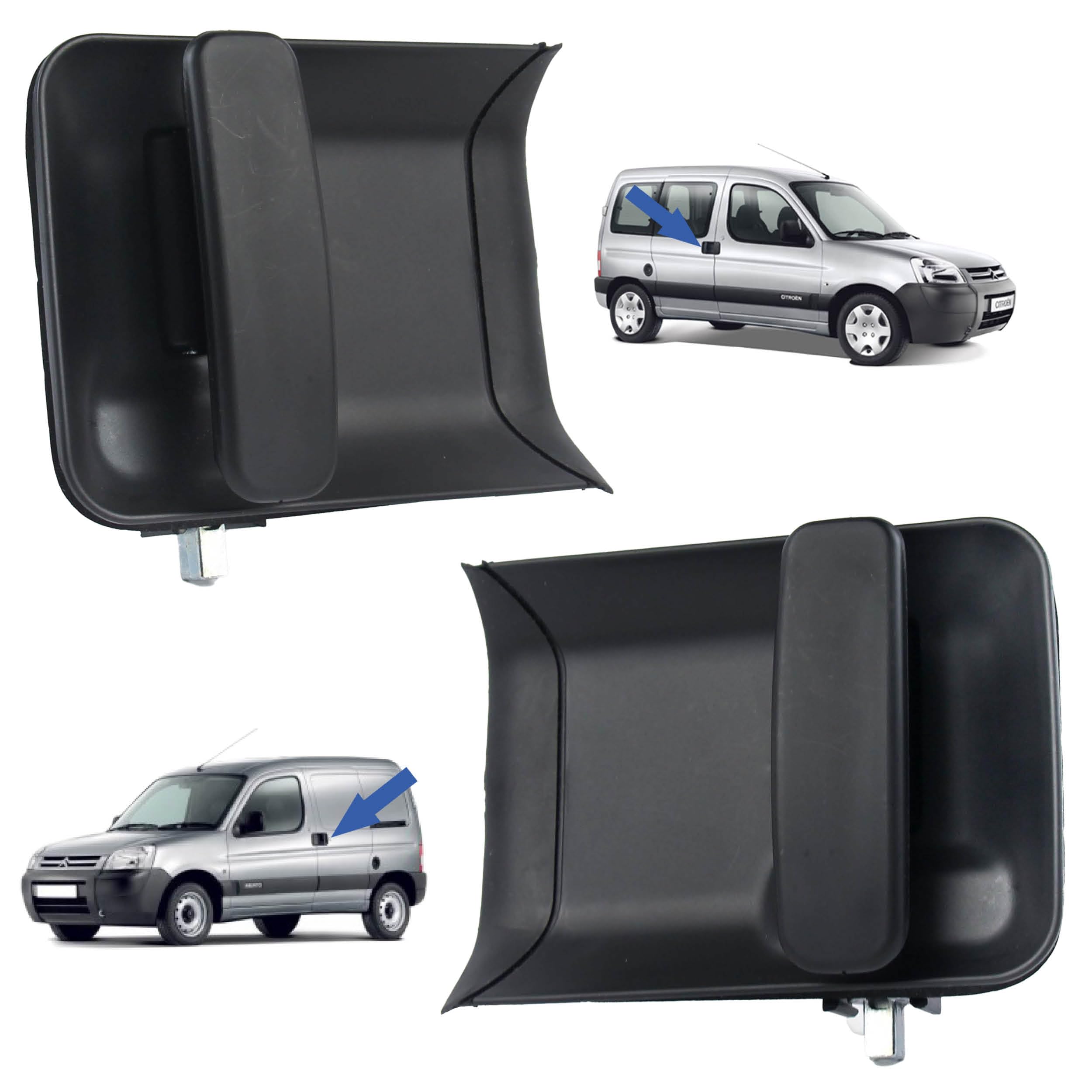 Poignée extérieure Berlingo Partner réparer porte gauche droite