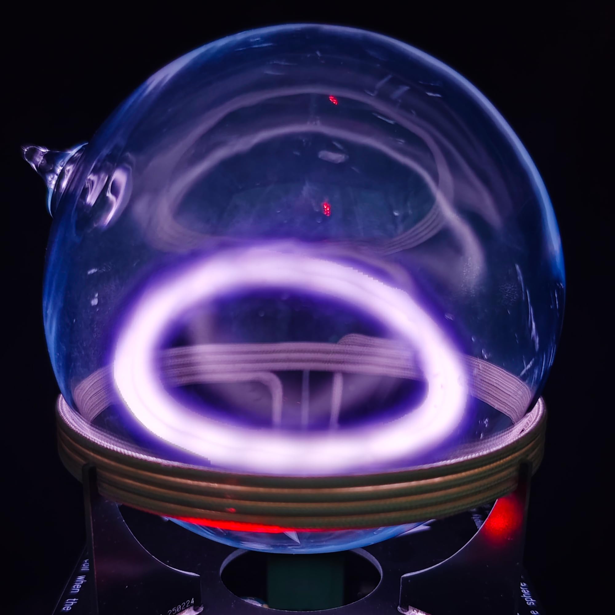 Tesla Spiral-Licht, dynamischer Plasma-Ring, wissenschaftliches Experiment, Gadget, Geek-Sammelstück, Party-Lichtdekoration