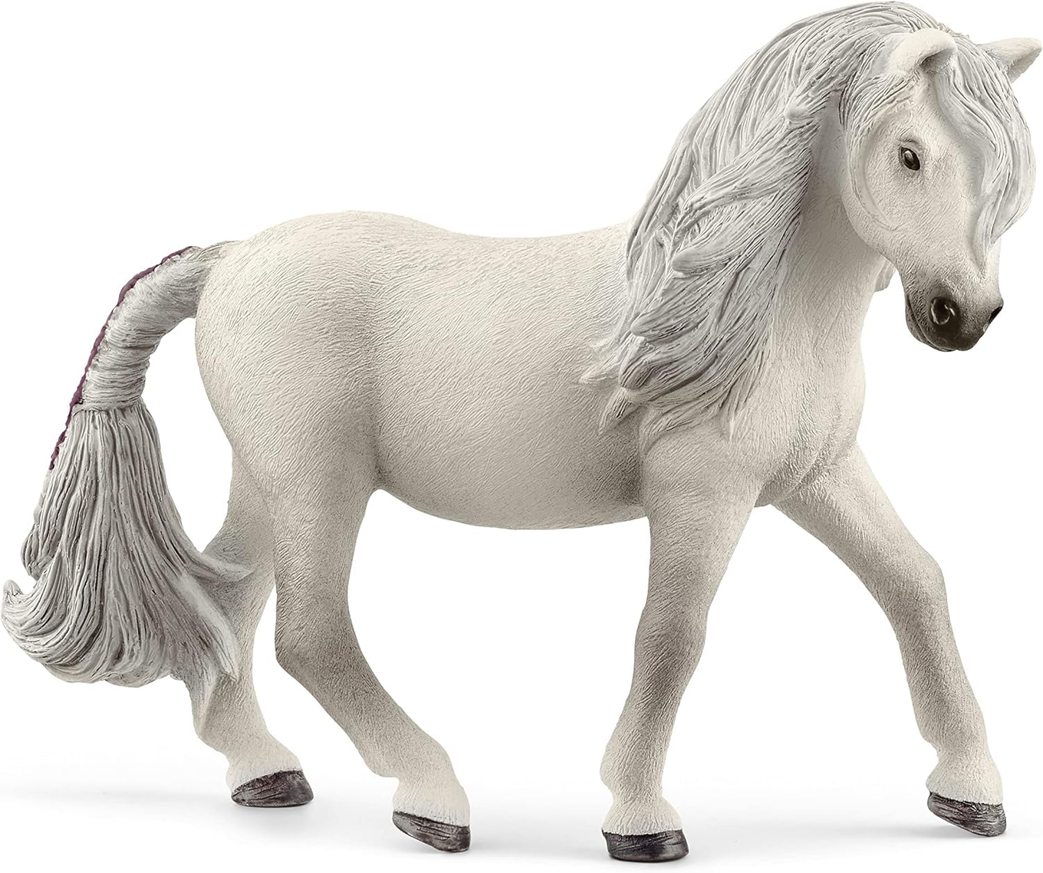 SCHLEICH 13942 HORSE CLUB Iceland Pony Mare Figurine for ages 5+, White