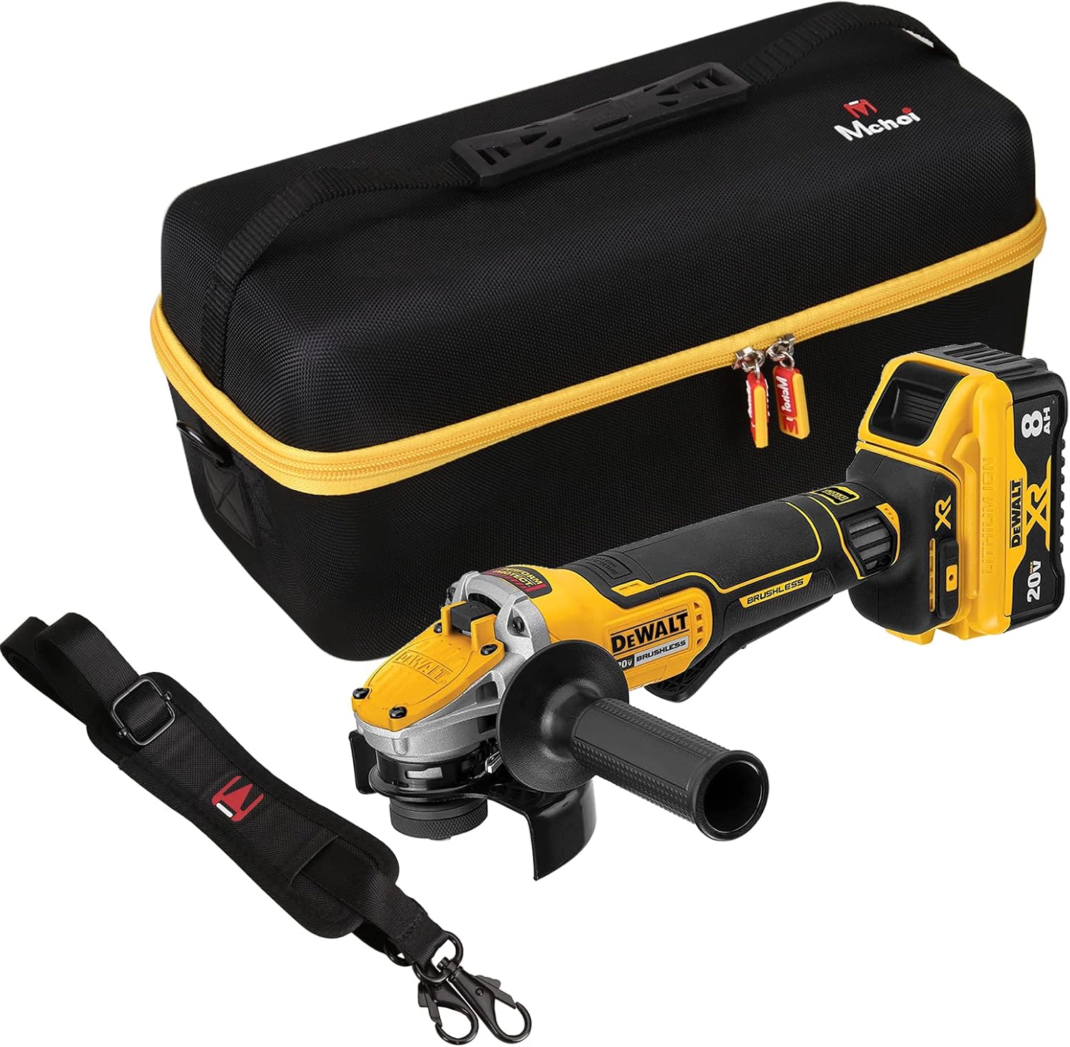Mchoi Hard Case Compatible with DEWALT 20V MAX Angle Grinder Tool (DCG413B & DCG416B), Case Only