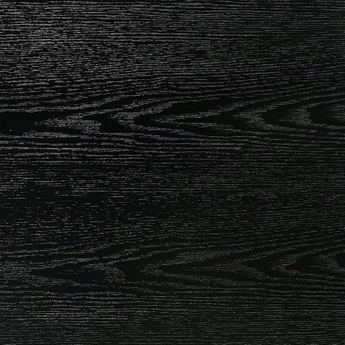 Miniatura 12 de Armen Living Artemio Moderna Mesita de noche de madera con 2 cajones con estante, color negro