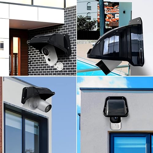 Vista 3 de Refugio universal para cámara, Escudo de lluvia de cámara de respaldo, Cubierta de cámara de vigilancia, Cubierta de cámara de seguridad al aire