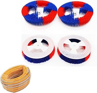 ZNZHNSI Solar Panel Automatic Cleaning Brush Discs - Four, Water Pipe - 15M, Suitable for ZNZHNSI Solar Panel Double-Headed Automatic Cleaning Brush