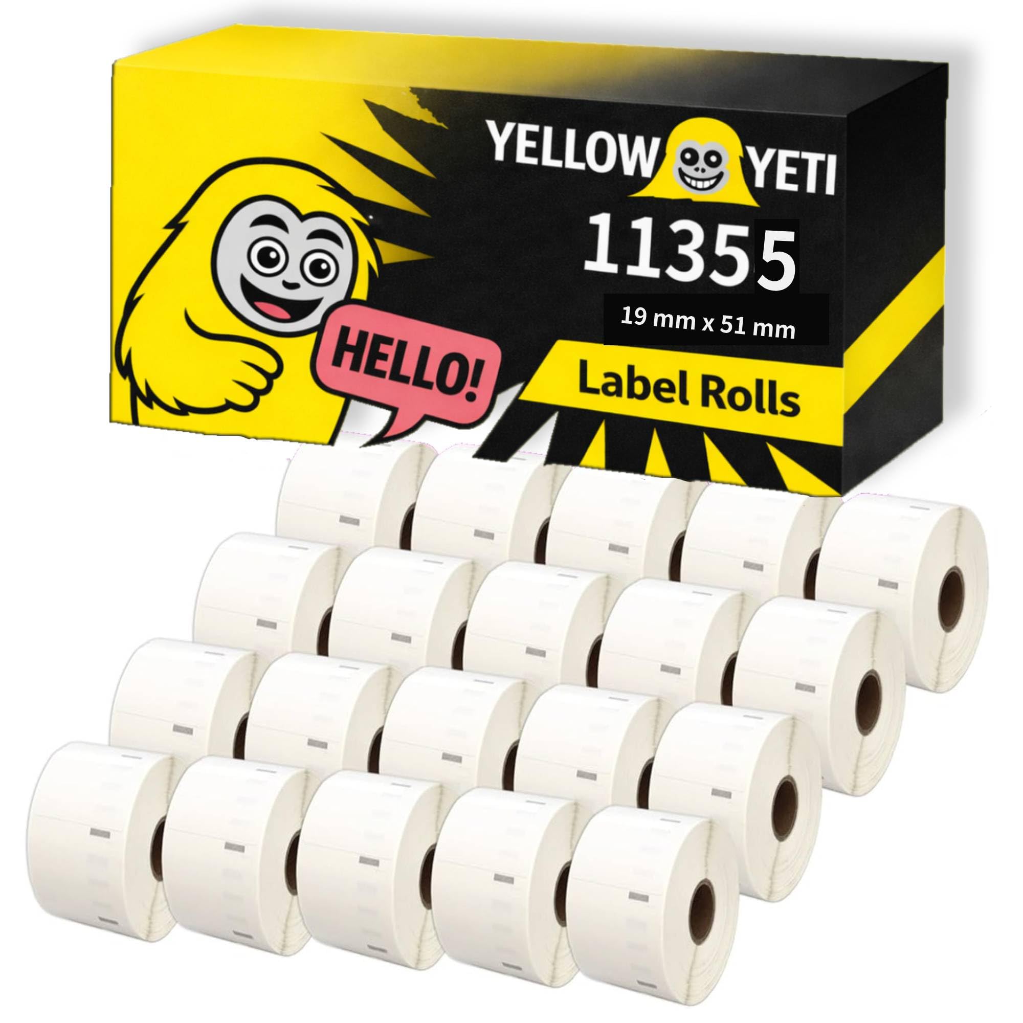 Aftertech 10 x 11354 57 x 32 mm Rollen kompatible Klebeetiketten (1000 Etiketten/Rolle = 10000 insgesamt) für Dymo LabelWriter Seiko SLP Etikettiermaschinen Drucker S0722540 10x11354 Aftertech 10 x 11354 57 x 32 mm Rollen kompatible Klebeetiketten (1000 Etiketten/Rolle = 10000 insgesamt) für Dymo LabelWriter Seiko SLP Etikettiermaschinen Drucker S0722540 10x11354