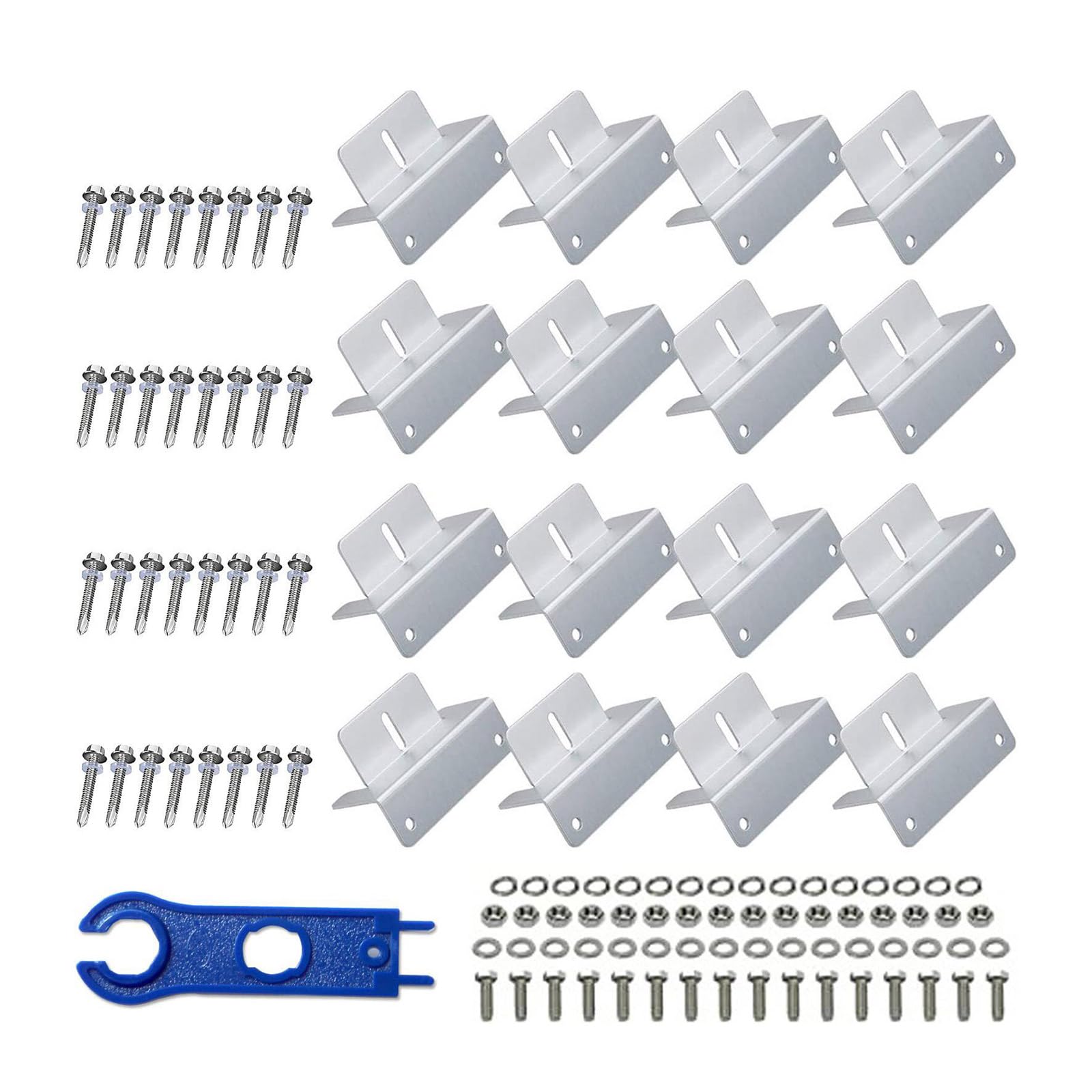 Tfaoys Multicolor Modifiable Zone Type Vessel Photovoltaic Panel Bracket Strong Aluminum Alloy Oxidation Proof For Marine Outdoor Applications Aluminum Alloy Solar Bracket