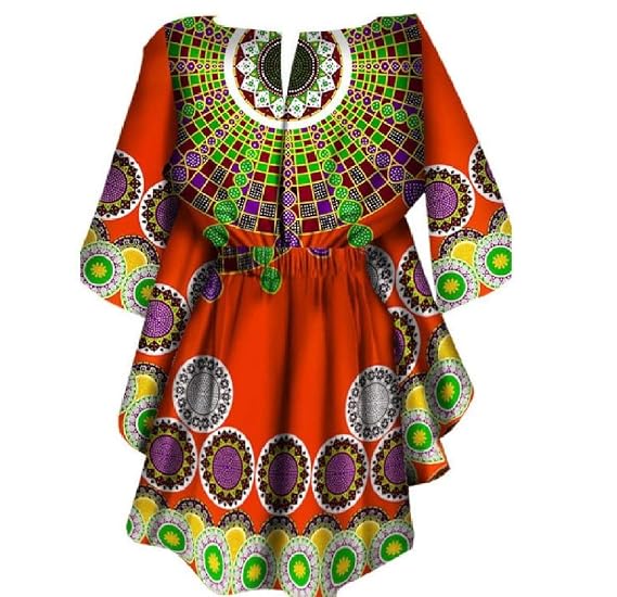 African Dashiki Printing Short Fashion 