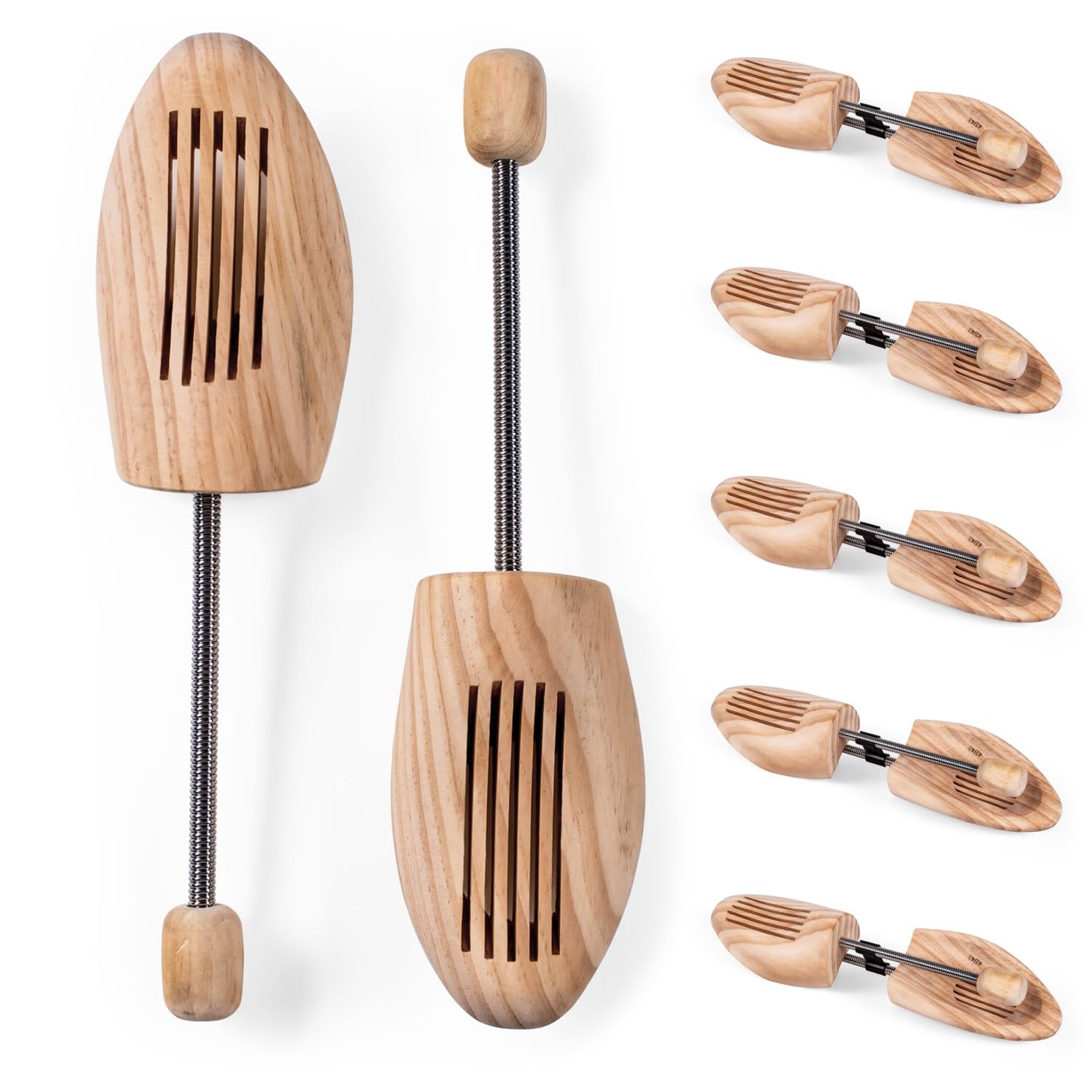 Blumtal Schuhspanner für Damen und Herren - Schuhdehner als Knick- und Faltenschutz aus Echtholz, atmungsaktiv, verschiedene Größen, auch für Stiefel oder Sneaker