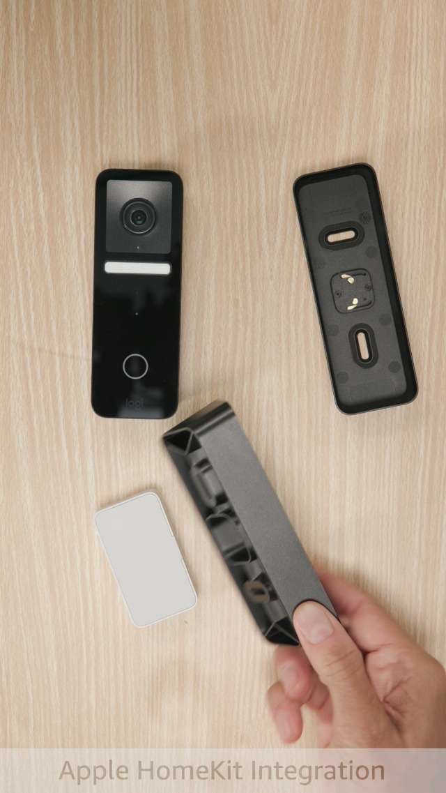 Logitech Circle View Apple HomeKit- Enabled Wired Doorbell with