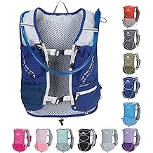 Lightweight Running Vest for Women and Men Hydration Backpack Pack with 1.5L Water Bladder Bag Running Gear Accessories for Hiking Trail Cycling Marathon