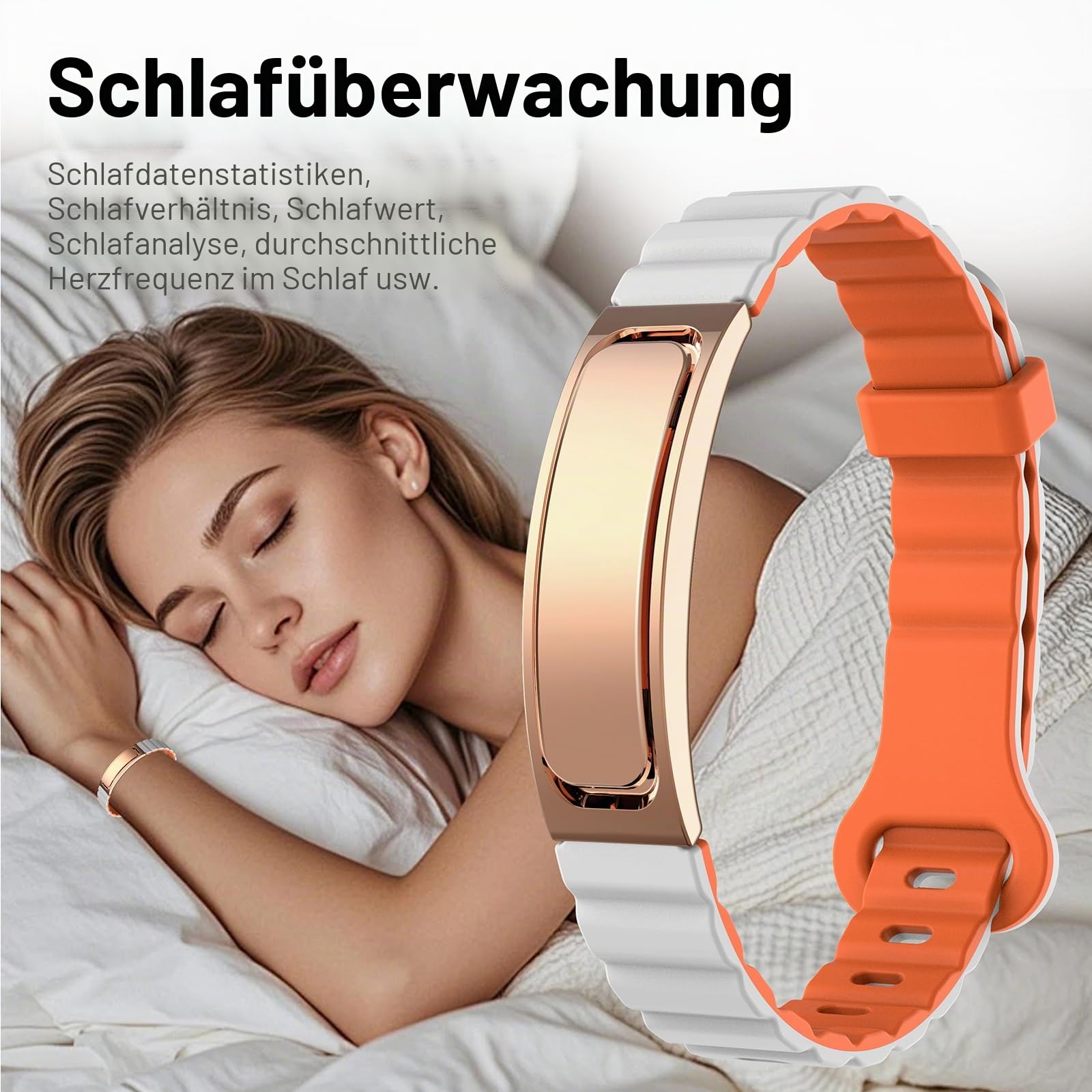 Fitness Armband Schrittzähler Armband Damen Herren Pulsmessser Schlaftracker Sportmodi Kalorienzähler IP68 Wasserdicht Fitness Tracker ohne Display Schmal Smart Armband für iOS Android