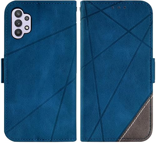 Miniatura 6 de Asuwish Funda compatible con Samsung Galaxy A32 5G 2021 de 6.5 pulgadas y protector de pantalla de vidrio templado, soporte de tarjeta de cuero,