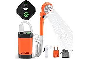 WADEO Rechargable Electric Camping Shower for Outdoor Enthusiasts