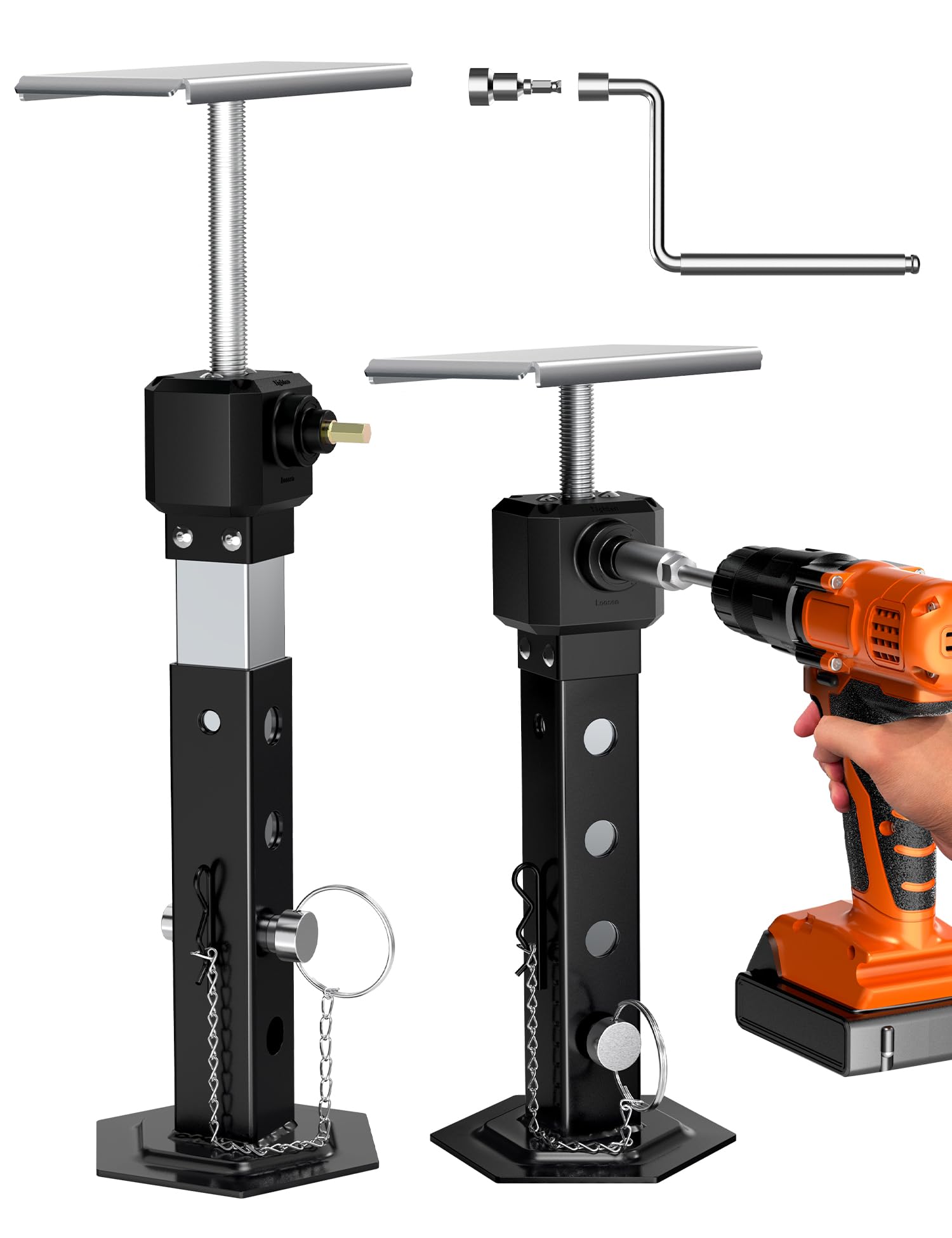 Sulythw RV Slide Out Supports 2 Pcs [Allow Drill Adjust] Heavy Duty RV Stabilizer Jacks for RV