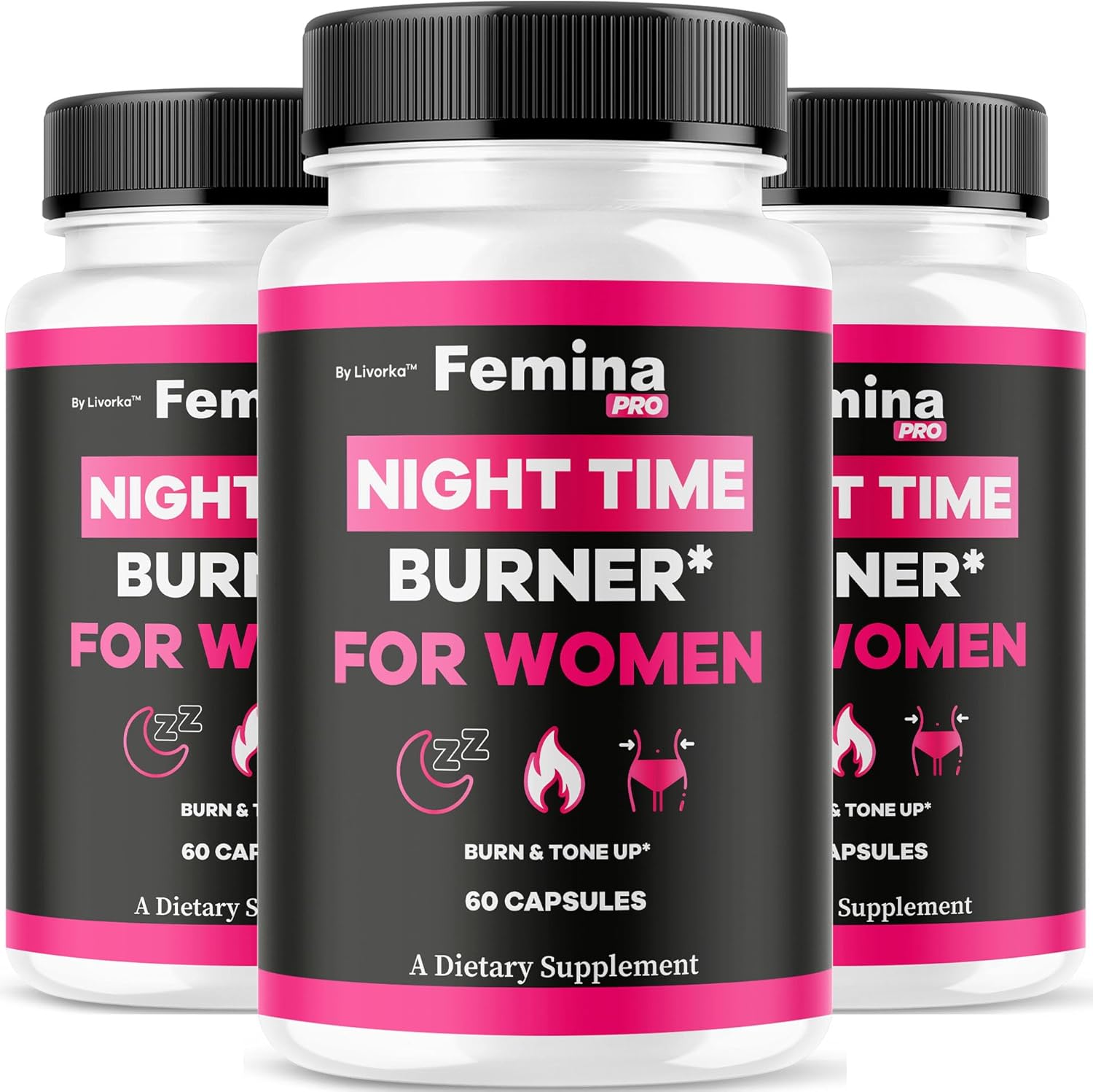 (3 Pack) FeminaPro Nighttime Advanced Formula – FeminaPro Night Time Maximum Strength Health & Wellness, FeminaPro Night Time Capsules for Women, Premium Support Supplement, 180 Capsules for 3 Months (3 Pack) FeminaPro Nighttime Advanced Formula – FeminaPro Night Time Maximum Strength Health & Wellness, FeminaPro Night Time Capsules for Women, Premium Support Supplement, 180 Capsules for 3 Months