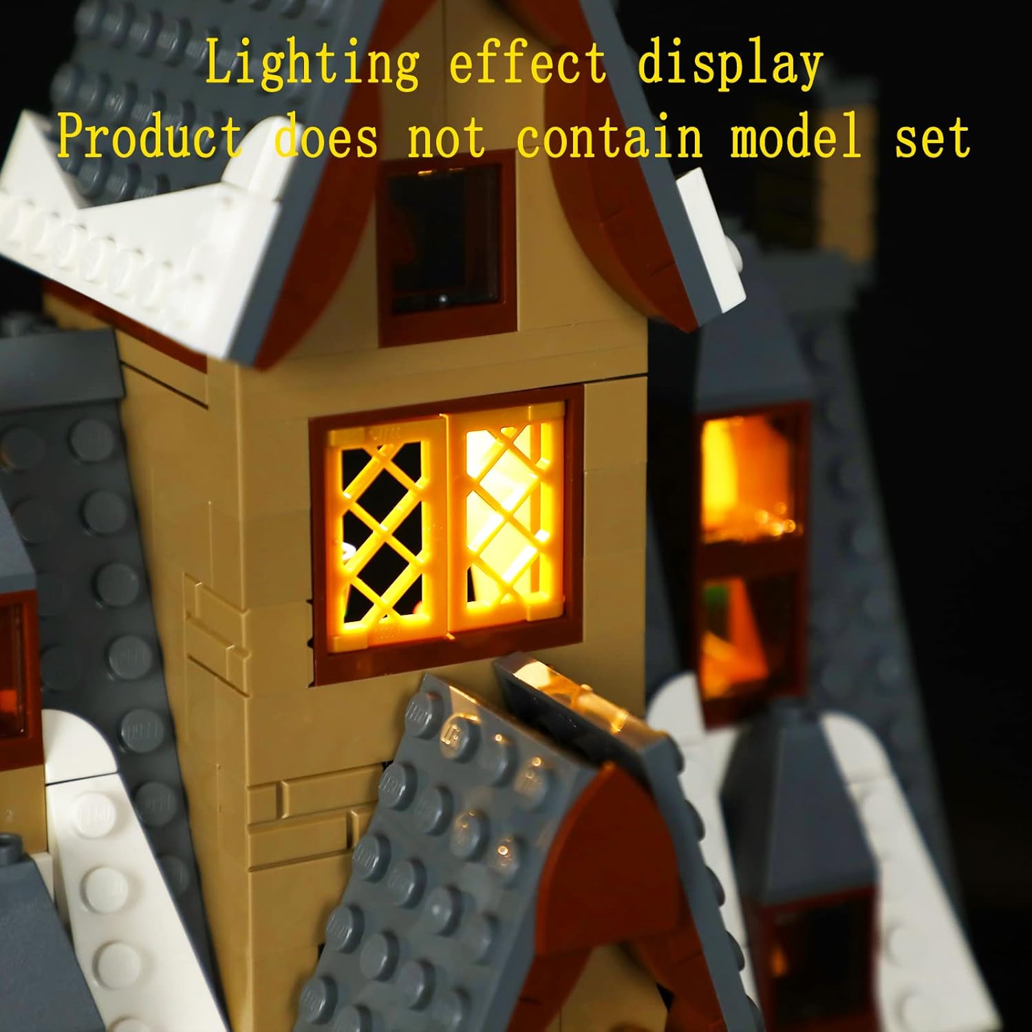 GEAMENT LED Light Kit Compatible with Lego Hogsmeade Village Visit - Lighting Set for 76388 (Model Set Not Included)