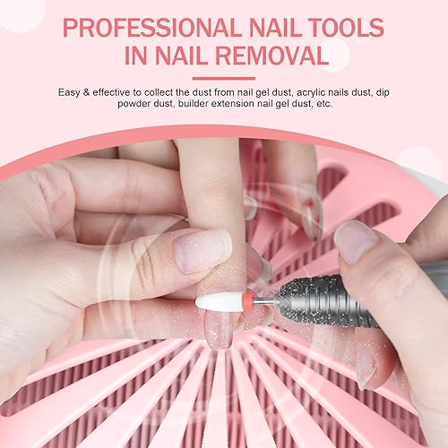 Miniatura 4 de SAVILAND Colector de polvo de uñas, máquina de aromaterapia 2 en 1 y colector de polvo de 60 W para máquina de uñas, eliminación de esmalte de gel,