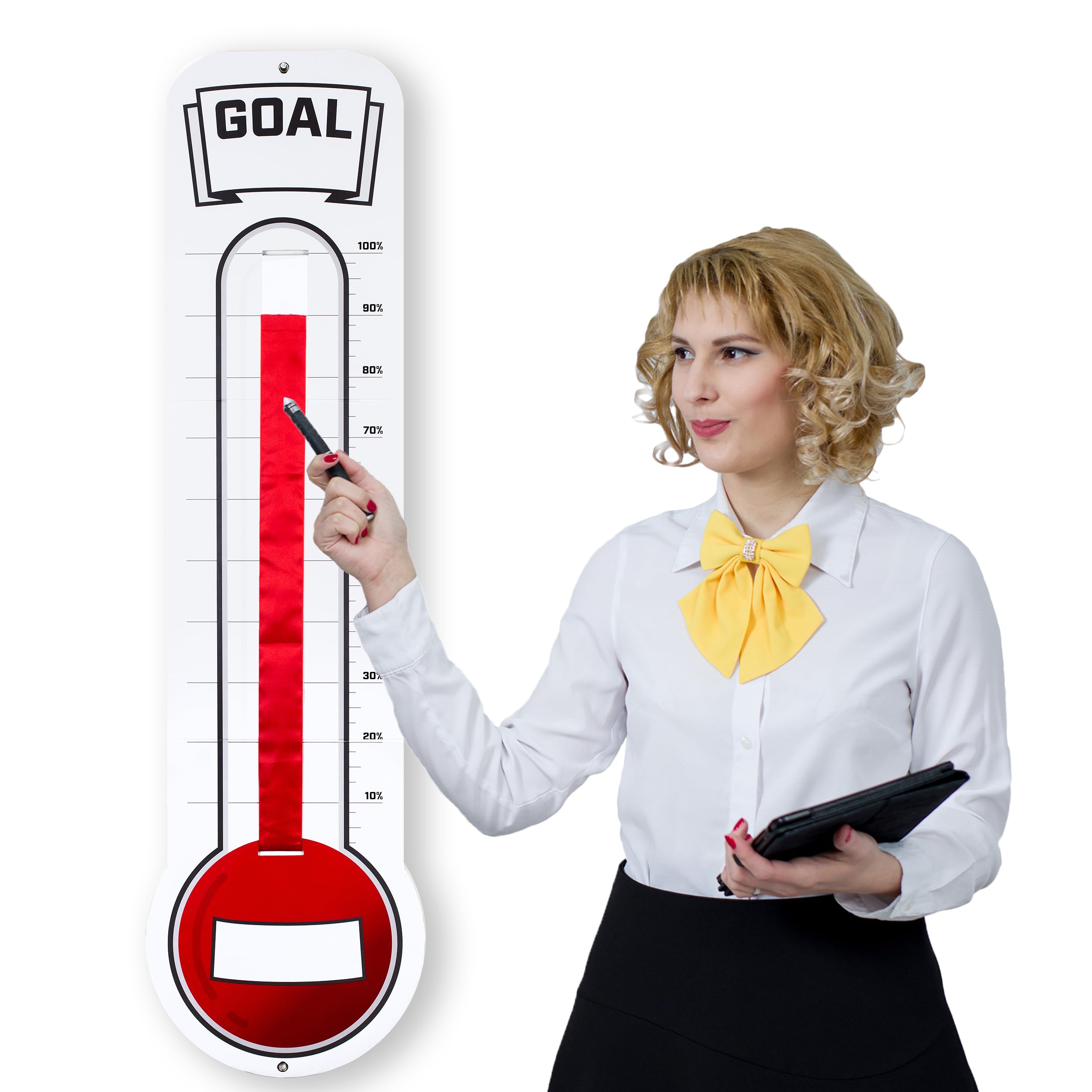 Buy Fundraising Thermometer Chart Goal Tracker Dry Erase Goal Setting