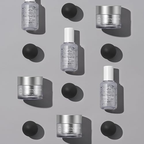Miniatura 6 de Kit de caviar antienvejecimiento, crema de caviar antiedad y suero para reparación de líneas finas, renovación de la piel para cara y cuello