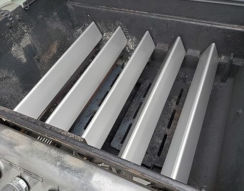 Miniatura 10 de Leship Barras aromatizantes de 15.3 pulgadas de repuesto para parrillas Weber 7636 Spirit 300 y Spirit II 300 Series E310 E320 E330 S310 S320 S330