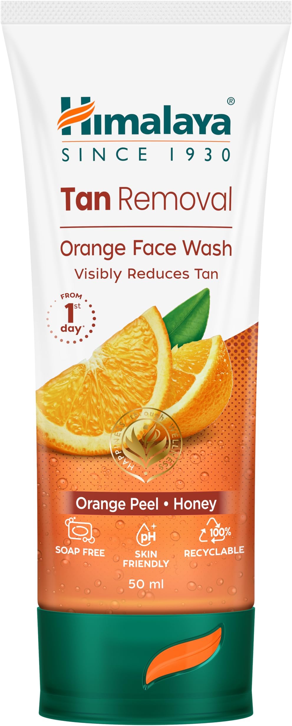 Tan Removal Orange Face Wash, 50ml