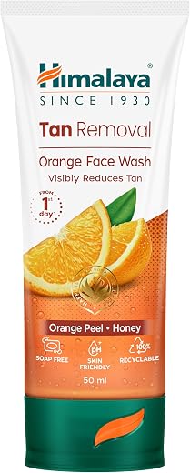 Himalaya Tan Removal Orange Face Wash, 50ml