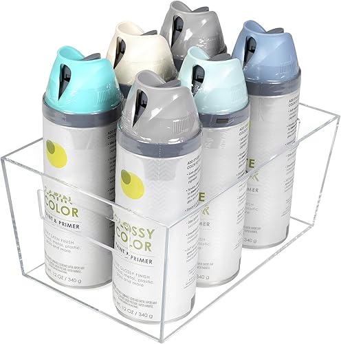 Miniatura 3 de Richard Homewares Contenedores de almacenamiento de plástico transparente para armario de cocina, despensa, baño, organizador de maquillaje,