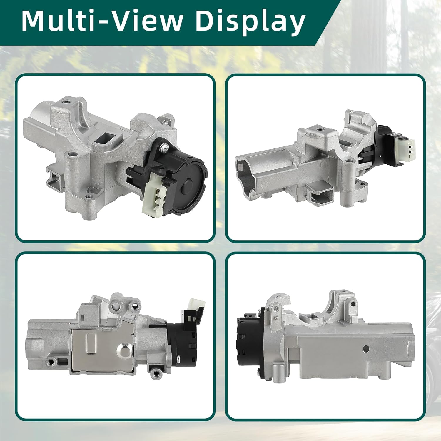 AUTOKAY 15795322 Ignition Lock Cylinder Housing W. Passlock Sensor Fits for Chevrolet Colorado for GMC Canyon Hummer H3 H3T Isuzu I-280 I-290 I-350 I-370 Replace # 15795321, 15795324, 19149942