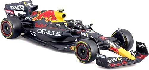 Miniatura 5 de Bburago 2022 F1 Champion Racing RB18 F1 Formula Sergio Pérez Escala 143 NO.1 Modelo de auto coleccionable de aleación fundida a presión (versión