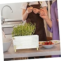 Vista 8 de DOITOOL Bandeja de almacenamiento de huevos de plástico para nevera, congelador, bandejas de plástico para servir bandejas de almacenamiento