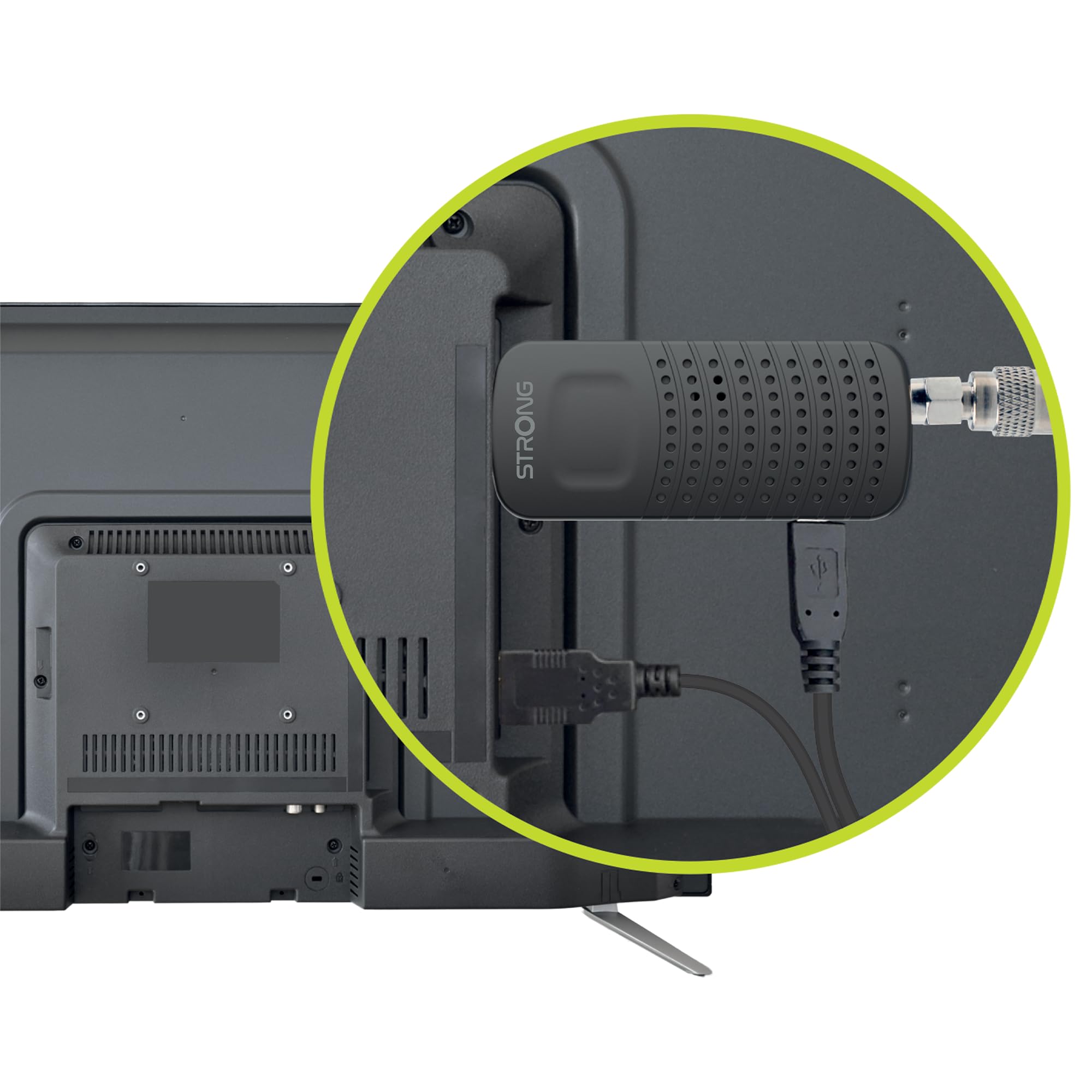 STRONG - Receptor HDMI/Decodificador DVB-T2 - SRT84 - Función Grabadora - Compatible con los Estándares HEVC265 & Dolby Audio - Guía Electrónica de los Programas - Mando a Distancia 2 en 1 - Negro