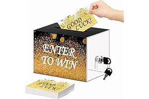 Enter to Win Ballot Box with Enter to Win Raffle Cards
