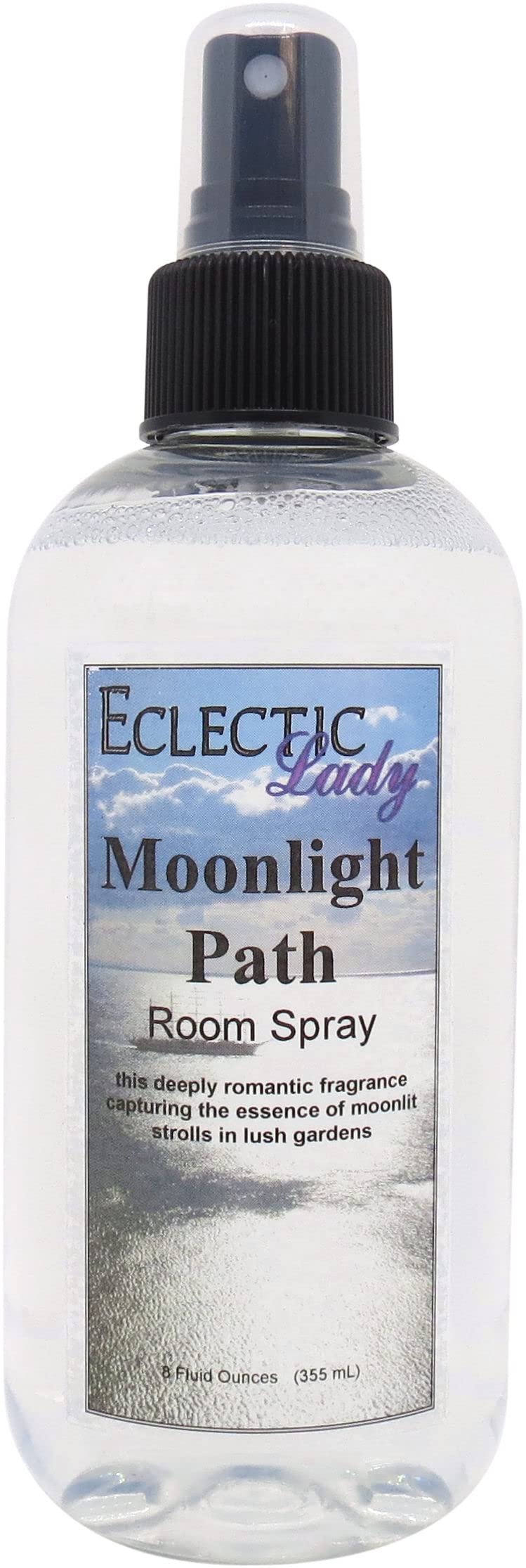 Moonlight Path Room Spray, 8 Ounces, No Artificial Colors, Parabens, or Preservatives - Fragrant Aromatic Room Mist For Home, Room, Office