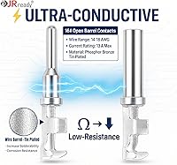 Vista 6 de JRready ST6339 Deutsch DT Conector 2 pines con herramienta de crimpado Deutsch (ACT-LY-16DT), conector DT gris de 2 pines (5 juegos), tamaño 16