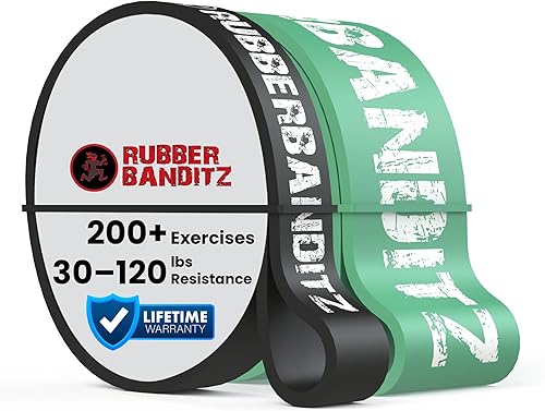 Rubberbanditz Combo Pull Up Assist Bands | Heavy Duty Resistance Exercise Bands for Powerlifting, Mobility, and Stretching | Resistance Bands for