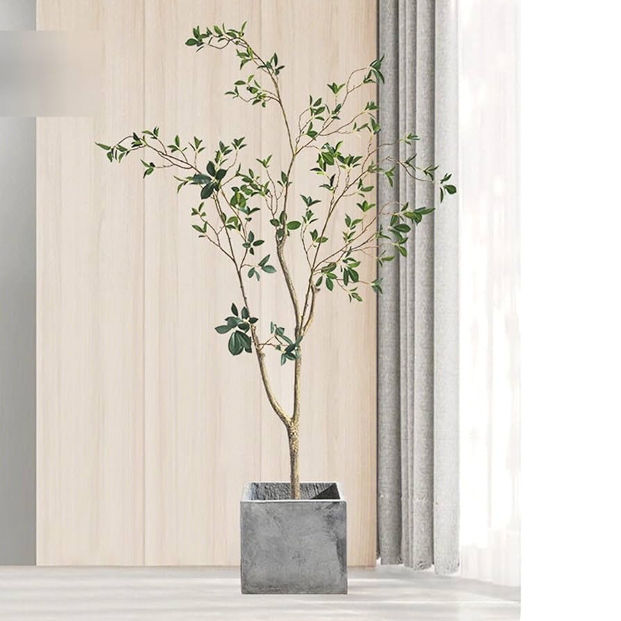 ドウダンツツジの木　フェイクグリーン　ポット　人工観葉植物  130cm Amazon｜フェイクグリーン ドウダンツツジ 椿の木 インテリア