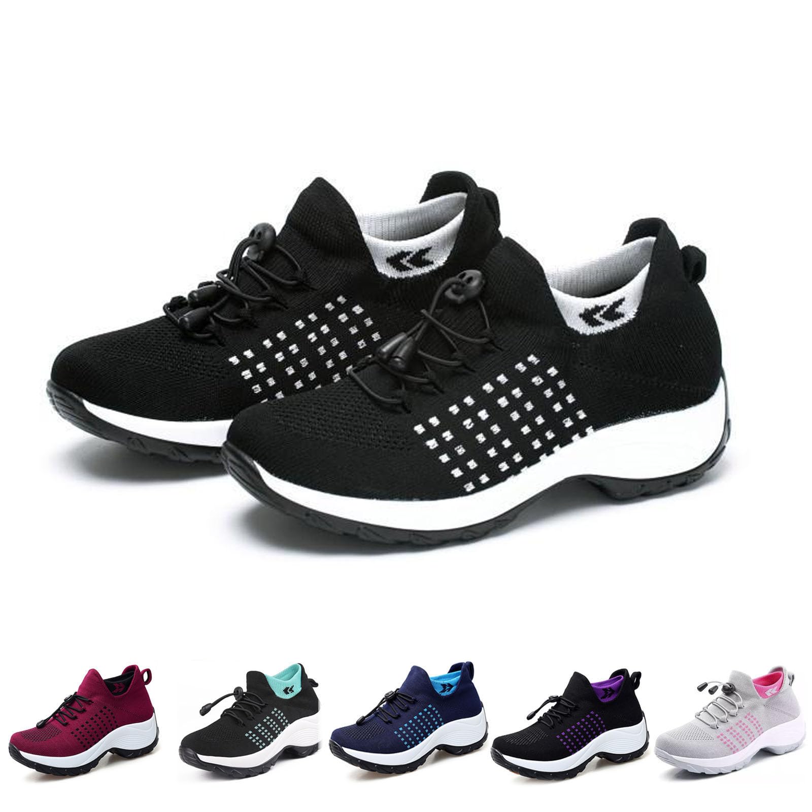 Comfort Wear Shoes for Women,Comfortwear Ortho Shoes for Women Plantar,Ortho Stretch Cushion Comfortwear Shoes