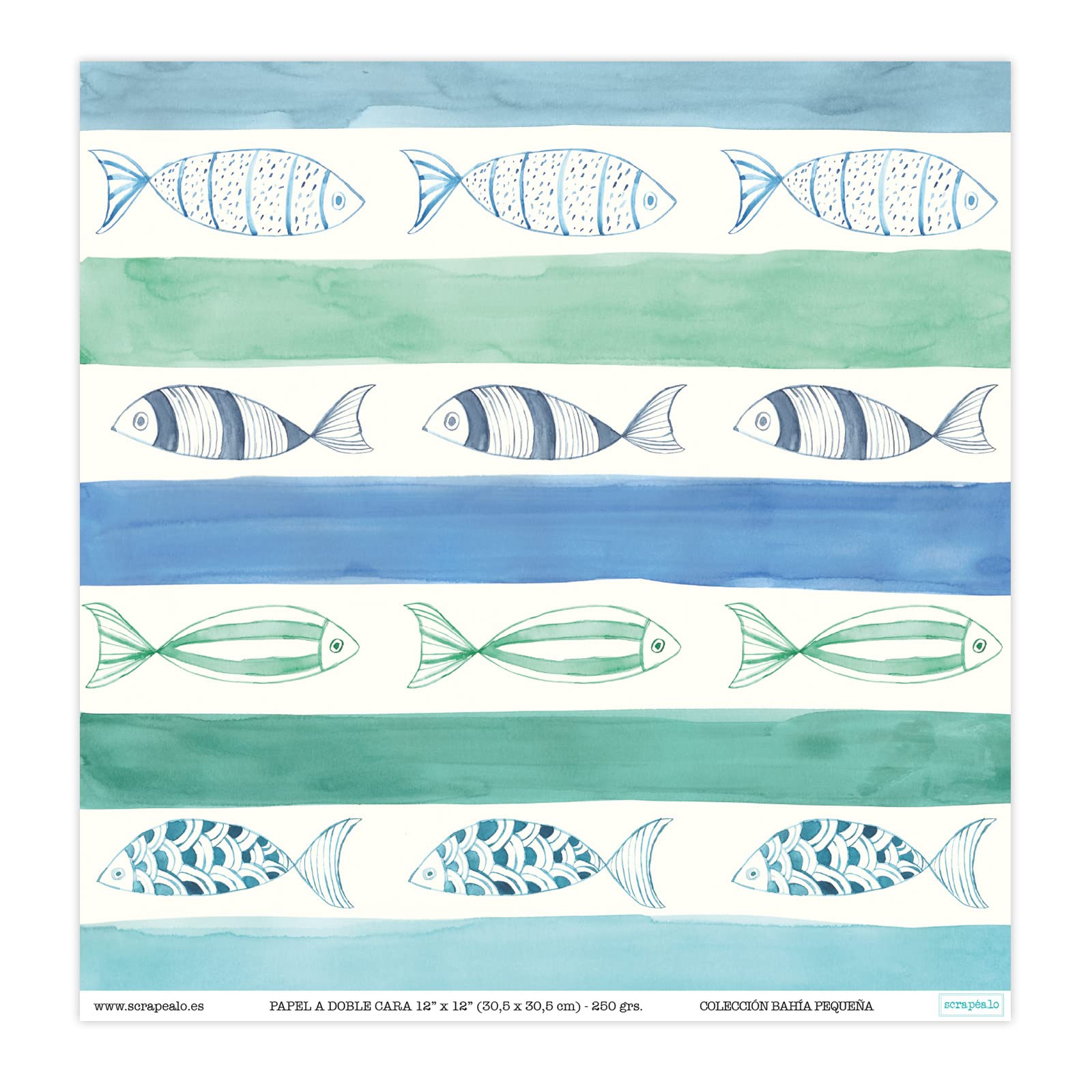 Petite Baie : Collection De 18 (12+6) Papiers Pour Scrapbooking Avec Feuille De Diecuts Inclus | Taille 30,5 X 30,5 Cm | Papier De 250 G/m² | 12