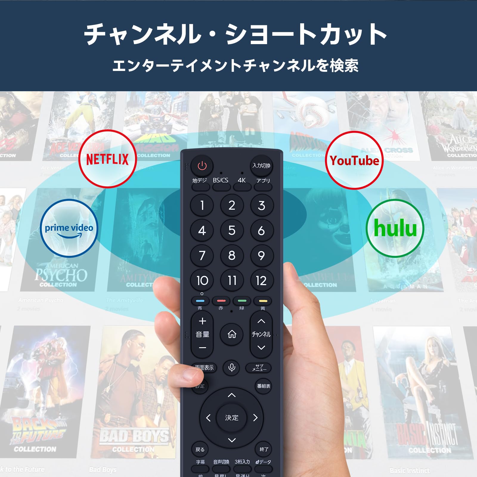 Amazon | テレビリモコン ERF3B46H for Hisense ハイセンステレビ