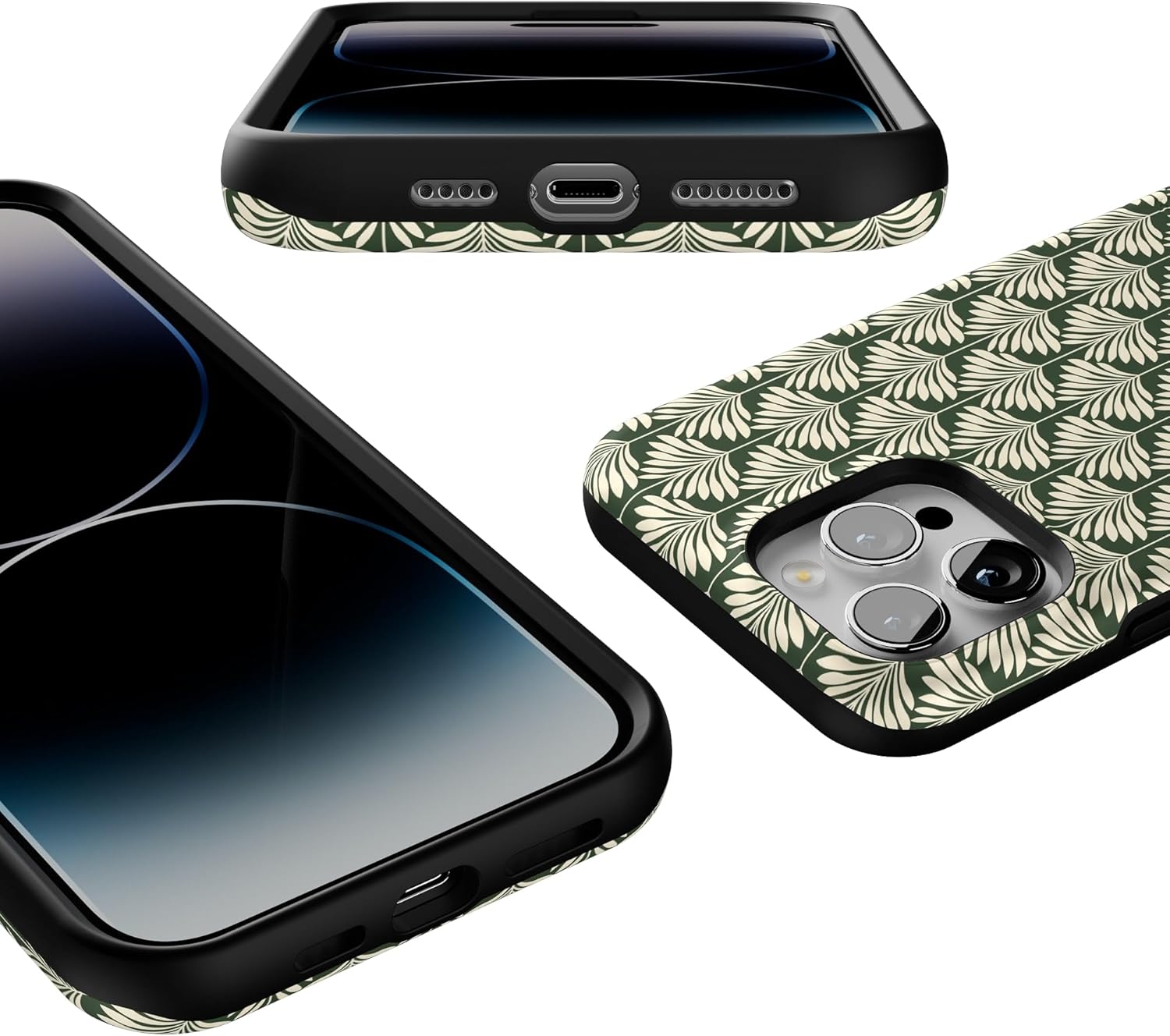 Casely iPhone 14 Pro Max Case | The Boyfriend Collection | Cabana Nights | Bold Protective Design | Compatible with MagSafe