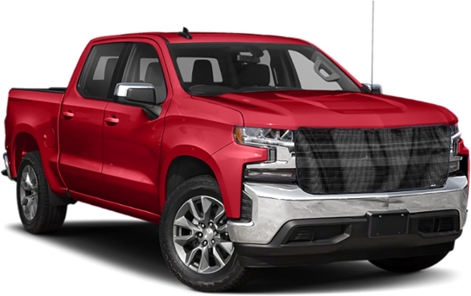 Premium Black Mesh Bug Screen for 2019-2021 Chevy Silverado 1500 New Body Style with Emblem (901-41)