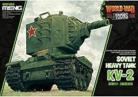 Vista 6 de Meng WWT-004 Modelo - Tanque Pesado Soviético Kv-2 Guerra Mundial Toons